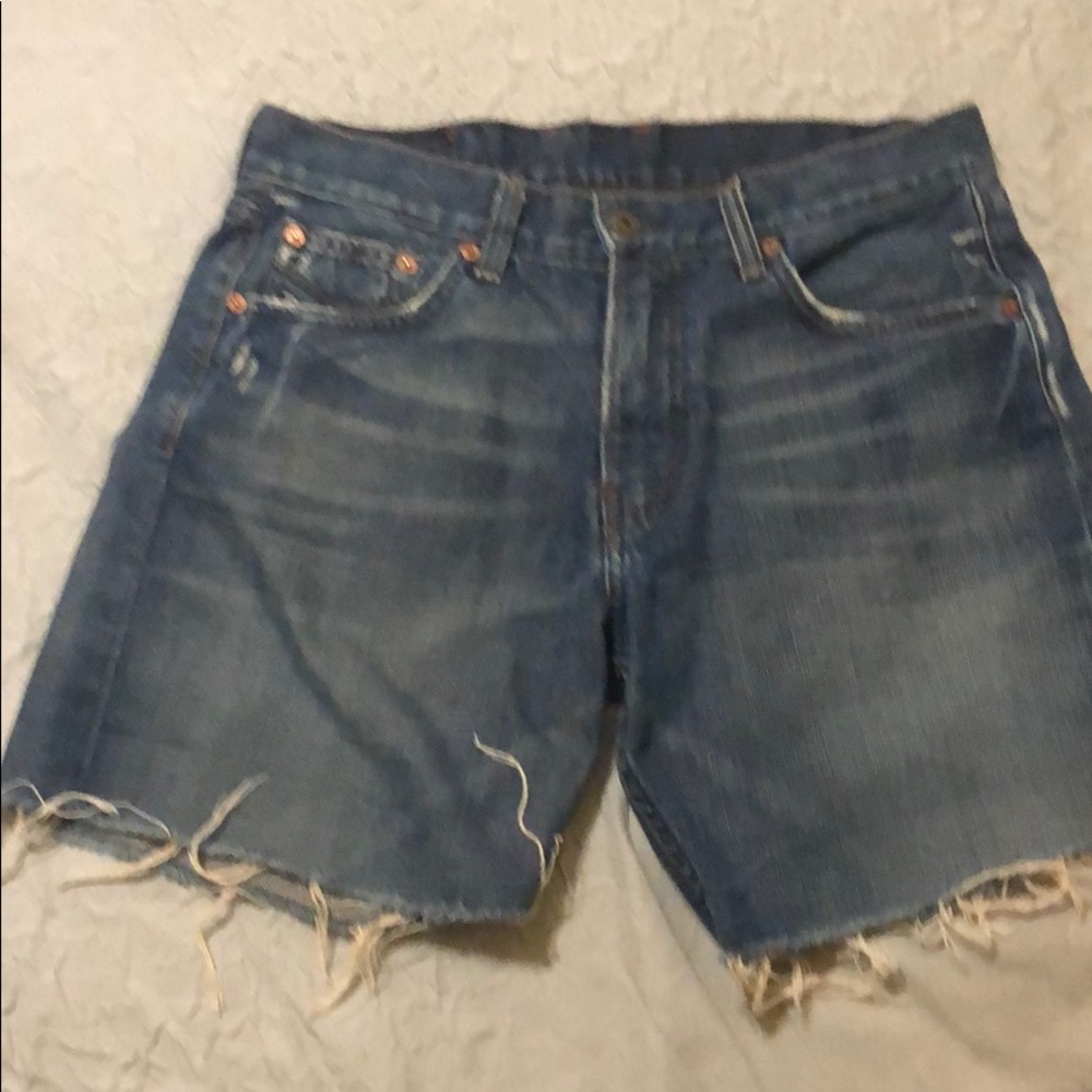 Lucky Brand Santa Cruzer. Distress  Jean Shorts